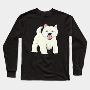 Westie West Highland White Terrier Long Sleeve T-Shirt